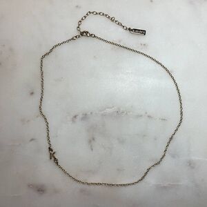 BaubleBar SugarFix | Gold Tone "K" Initial Necklace